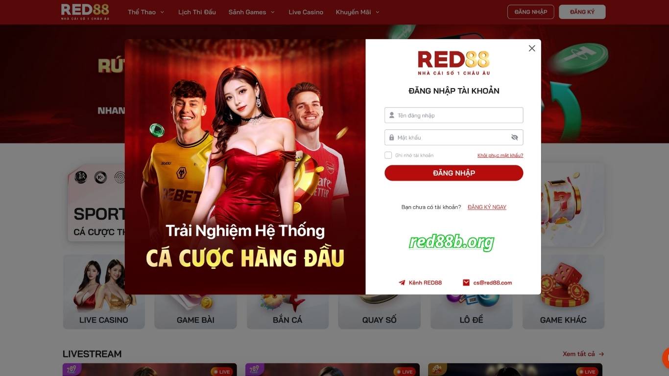 Cách Đăng nhập Red88