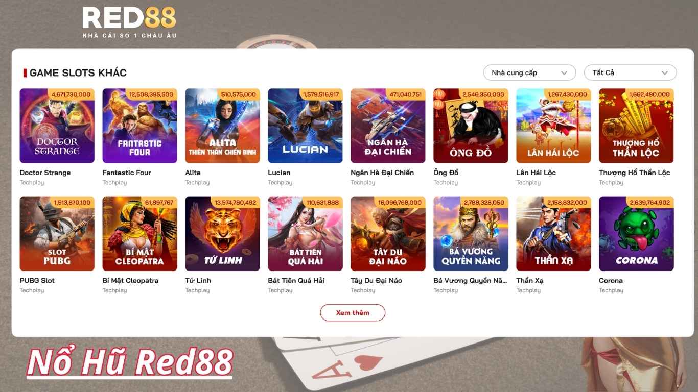 Top 3 game nổ hũ Red88 hot nhất năm 2025